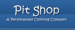 Pit Shop personalised t-shirts, hoodies and more